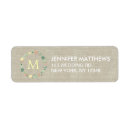 Search for burlap flowers return address labels Rustic