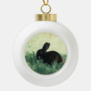 Search for black rabbit christmas tree decorations Cute