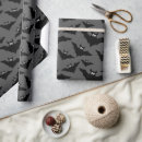 Search for flying bats wrapping paper Silhouette