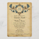 Search for vintage peacock wedding invitations Blue