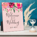 Search for easel wedding signs Pink