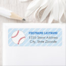 Search for baseball return address labels Fan