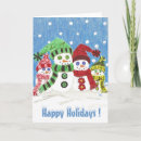 Search for snowmen cards Colourful