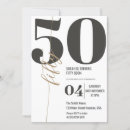 Search for 50th birthday invitations Calligraphy