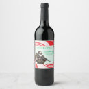 Search for funny christmas wine labels Winter