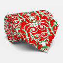 Search for red white damask ties Pattern