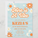 Search for nine birthday invitations Pink