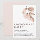 Search for leaves engagement party invitations Modern