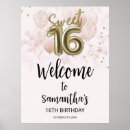 Search for sweet 16 welcome signs 16th digital