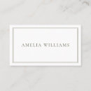 Search for two names business cards Simple