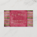 Search for oriental business cards Pink