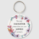 Search for daughter round key rings Floral