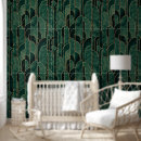 Search for deco wallpaper art Green