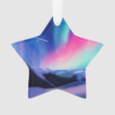 Search for scenery christmas tree decorations Aurora borealis