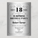 Search for foil birthday invitations Surprise birthday party
