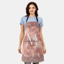 Search for metallic aprons Monogrammed