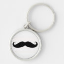 Search for cool moustache key rings Black