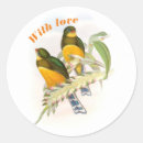 Search for vintage bird illustration stickers Nature