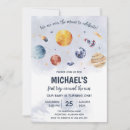 Search for first trip around the sun invitations Galaxy milky way