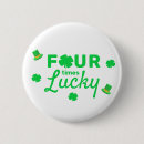 Search for green shamrocks badges Birthday