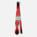 Search for red and white pattern ties Leaves