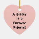 Search for best friend forever christmas tree decorations Sister