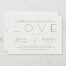 Search for love hope invitations Elegant