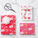 Search for love letter wrapping paper Hearts