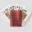 Search for metal playing cards Modern