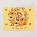 Search for cute pumpkin postcards Fall