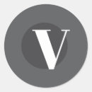 Search for circle monogram stickers Typography