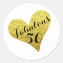 Search for 50th envelope seals Black and gold