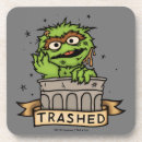 Search for oscar the grouch sesame street coasters Garbage can