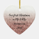 Search for rose gold heart christmas tree decorations Sparkle