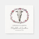 Search for skull wedding napkins Boho