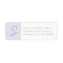 Search for baby announcement return address labels Gingham