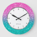 Search for pink glitter sparkly bling clocks Sparkles