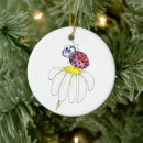 Search for ladybug christmas tree decorations Whimsical