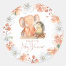 Search for girl hedgehog stickers Baby shower