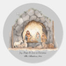 Search for vintage scene stickers Baby jesus