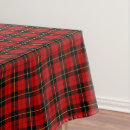 Search for red and black plaid tablecloths Tartan