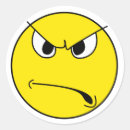 Search for angry face stickers Mad