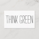 Search for environment business cards Simple