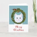 Search for cute kitten christmas cards Winter