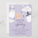 Search for spooky birthday invitations Cute ghost party