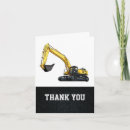 Search for construction thank you cards Excavator