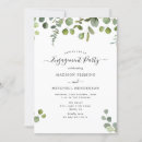 Search for eucalyptus engagement party invitations Watercolor