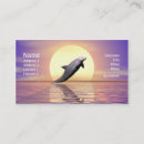 Search for dolphin business cards Tropical