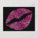 Search for pink leopard postcards Black