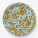 Search for teal and gold plates Marble